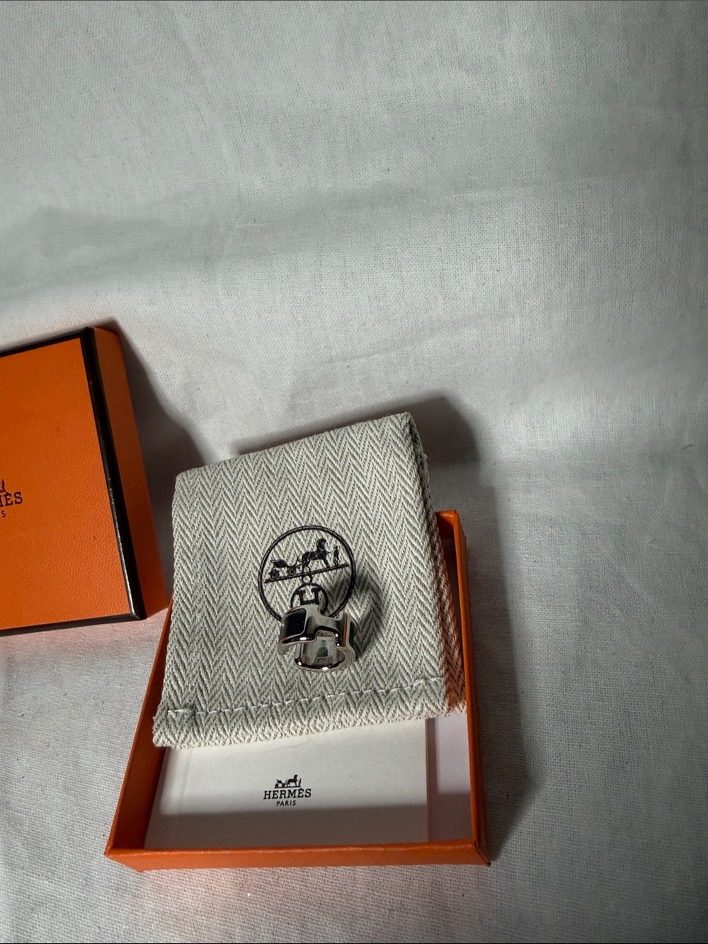 Hermes Silver Ear Cuff
